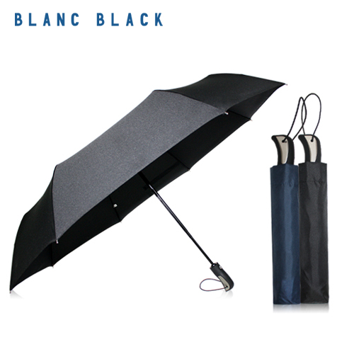 블랑블랙 3단 60폰지 완전자동 우산(흑니켈)