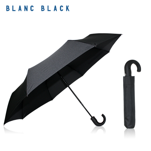 블랑블랙 3단 60폰지 완전자동 우산(곡자)